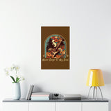 Vintage Music Sings To My Soul Premium Matte Vertical Posters!