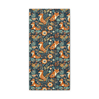 Vintage 70's Inspired Floral Foxy Canvas Gallery Wraps!