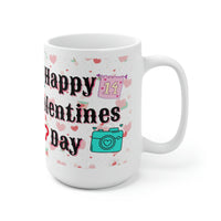 Happy Valentines Day Ceramic Mug 15oz! Valentines Day, Coffee Lovers, Tea Lovers, Gifts! Spring Vibes!