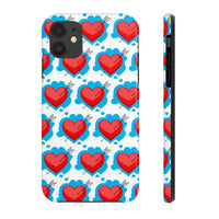 Valentines Day Dainty Heart Tough Phone Cases! Spring Vibes!