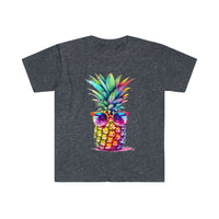 Pineapple Sunglasses Summer Time Fun Unisex Graphic Tees! Summer Vibes!