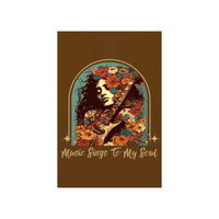 Vintage Music Sings To My Soul Premium Matte Vertical Posters!