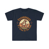 Fatherhood is a Walk in The Park Fathers Day Unisex Graphic Tees!