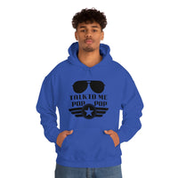 Talk to Me Pop Pop Unisex Heavy Blend Hooded Sweatshirt! Grandparent Vibes! Fathers Day!