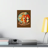 Vintage 70's Sunshine Time Premium Matte Vertical Posters!