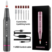 High-Speed Electric Nail Drill Machine - 35,000 RPM, Multi-functional Manicure Set