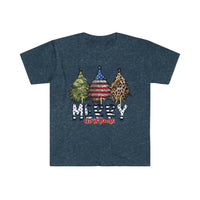 Rustic Military Merry Christmas Holiday Unisex Graphic Tees! Winter Vibes!