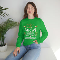 Lucky To Be in The Emergency Department Unisex Heavy Blend Crewneck Sweatshirt! Spring Vibes!