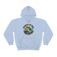 Grandpa's The Name and Fishing is My Game Fathers day Unisex Heavy Blend Hooded Sweatshirt!