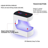 Compact UV LED Nail Dryer - Portable Mini Gel Lamp with USB, Perfect for Home & Travel