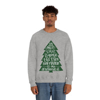 It's What is Around the Tree That Matters Unisex Heavy Blend Crewneck Sweatshirt! Winter Vibes!