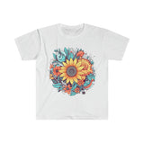 Sunflower Medley Summer Time Unisex Graphic Tees! Summer Vibes!