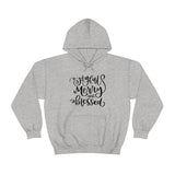 Joyful Merry Blessed Unisex Heavy Blend Hooded Sweatshirt! Winter Vibes!