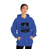 Talk to Me Pop Pop Unisex Heavy Blend Hooded Sweatshirt! Grandparent Vibes! Fathers Day!