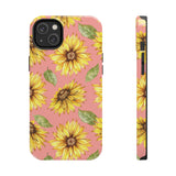 Pink Sunflower Tough Phone Cases, Case-Mate! Summer Vibes!