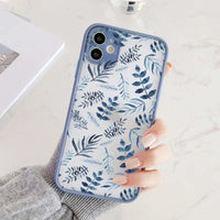 Lavender Butterfly Higan Flower Shockproof Phone Case for Various iPhone Models