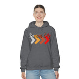 Kansas City Football Arrow Colors Unisex Heavy Blend Hooded Sweatshirt! Football Season!