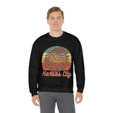 Vintage Kansas City Chief Head Unisex Heavy Blend Crewneck Sweatshirt! Football Season!