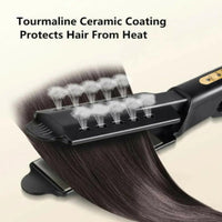 Ceramic Tourmaline Ionic Hair Straightener with Widen Panel