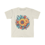 Sunflower Medley Summer Time Unisex Graphic Tees! Summer Vibes!