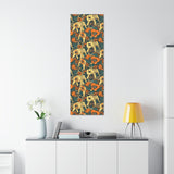 Vintage 70's Inspired Elephant Florals Canvas Gallery Wraps!