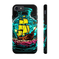 Ship in a Bottle Neon Colors Tough Phone Cases!