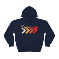 Kansas City Football Arrow Colors Unisex Heavy Blend Hooded Sweatshirt! Football Season!