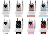 Rechargeable LED Heart Nail Drill