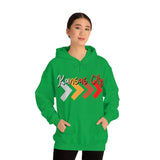 Kansas City Football Arrow Colors Unisex Heavy Blend Hooded Sweatshirt! Football Season!