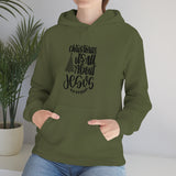 Christmas Is All About Jesus Unisex Heavy Blend Hooded Sweatshirt! Winter Vibes!