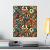 Floral Vintage 70's Inspired Guitar Canvas Gallery Wraps!