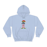 Mr. Elf Unisex Heavy Blend Hooded Sweatshirt! Winter Vibes!