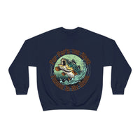 Pop Pop's The Name and Fishing is My Game Fathers Day Unisex Heavy Blend Crewneck Sweatshirt!