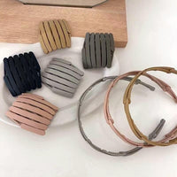 Chic Morandi Color Folding Hairband