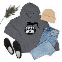 Pot Head Coffee Lovers Unisex Heavy Blend Hooded Sweatshirt! Sarcastic Vibes!