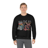 Dead Inside But Festive Holiday Unisex Heavy Blend Crewneck Sweatshirt! Winter Vibes!