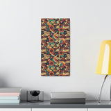 Vintage 70's Inspired Musical Notes Floral Canvas Gallery Wraps!