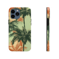 Palm Tree's Green and Orange Tough Phone Cases, Case-Mate! Summer Vibes!