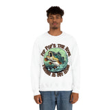 Pop Pop's The Name and Fishing is My Game Fathers Day Unisex Heavy Blend Crewneck Sweatshirt!
