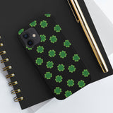 St. Patrick's Day Clover Tough Phone Cases, Case-Mate! Spring Vibes!