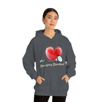 Valentines Day Stethoscope Heart Hug Emergency Department Unisex Heavy Blend Hooded Sweatshirt! Spring Vibes!