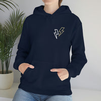 Basics Wear Anywhere Unisex Heavy Blend Hooded Sweatshirt! Lightening Bolt Edition! Basics!