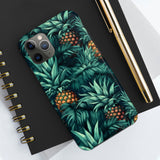 Teal Blue Pineapples Tough Phone Cases, Case-Mate! Summer Vibes!