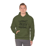 Joyful Merry Blessed Unisex Heavy Blend Hooded Sweatshirt! Winter Vibes!