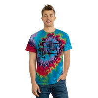 Freckled Fox Company Black Logo 2023 Tie-Dye Tee, Spiral! Graphic Tees! Merch! Spring Vibes! Summer Vibes!