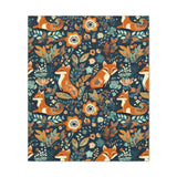 Vintage 70's Inspired Floral Foxy Canvas Gallery Wraps!