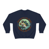 Grandpas The Name and Fishing is My Game Fathers Day Unisex Heavy Blend Crewneck Sweatshirt!