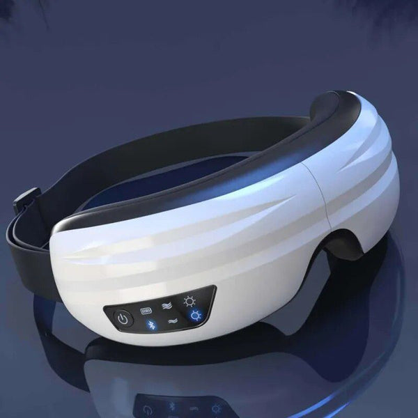 6D Smart Eye Massager with Hot Compress & Bluetooth Music