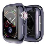 Universal TPU Bumper Case with Screen Protector for Smartwatch - Fits Multiple Sizes & Series