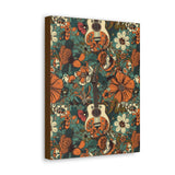 Floral Vintage 70's Inspired Guitar Canvas Gallery Wraps!